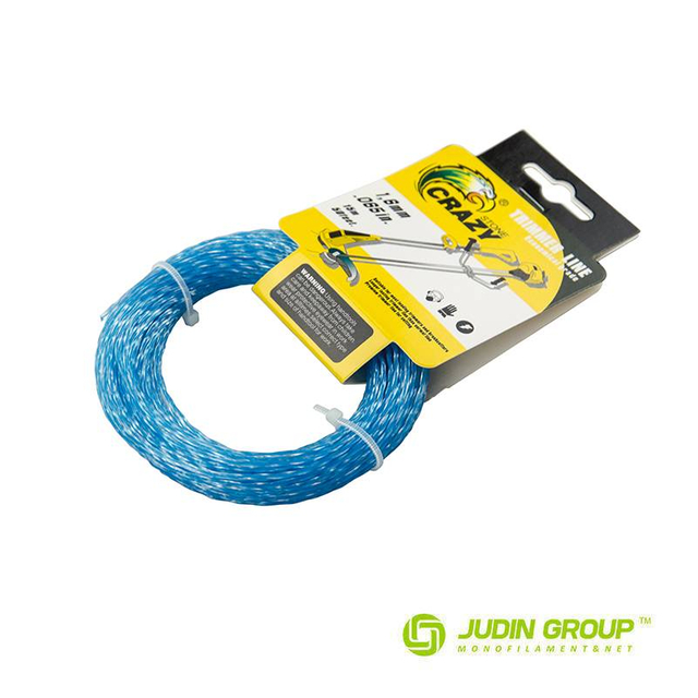 1.6mm / 065 trimmer line Dual Power Twist Blue 15m Card head