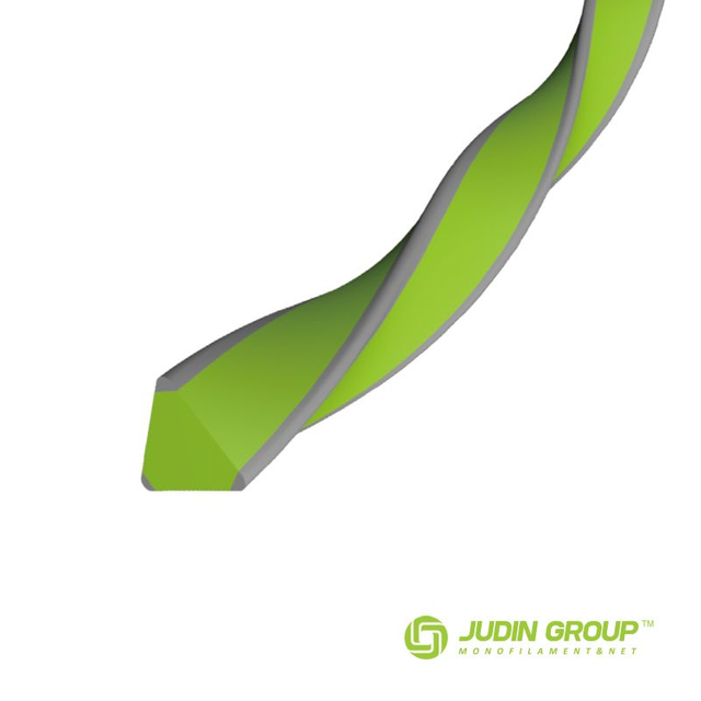 2.7mm / 105 trimmer line Triangular spiral enhanced Green 1lb Blister