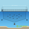 2.8 inch-Aquaculture nets-salmon net pens-Large mesh-3.0mm