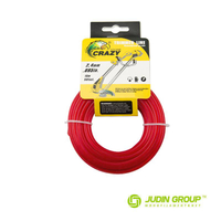 2.4mm / .095 trimmer line Round Dark Red 15m Card head