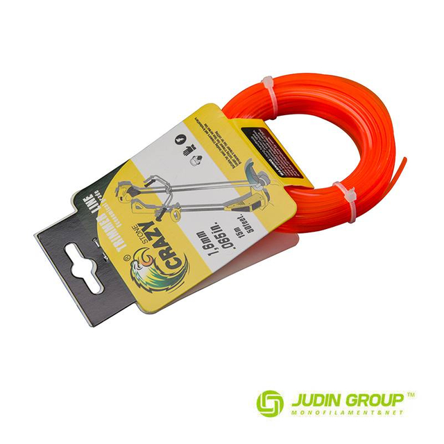 1.6mm / 065 trimmer line Square Red 15m Card head