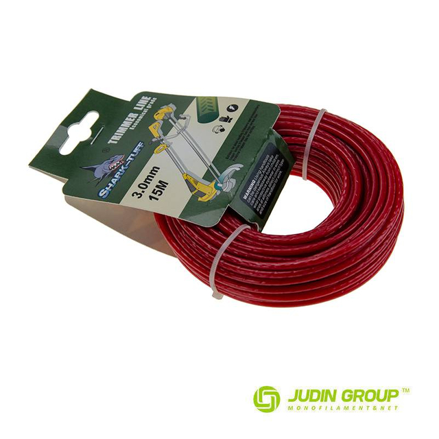 3.0mm / 120 trimmer line Dimple Red 15m Blister