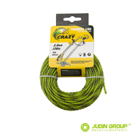 .120 / 3mm strimmer line Green-gray Twist 15m Card head