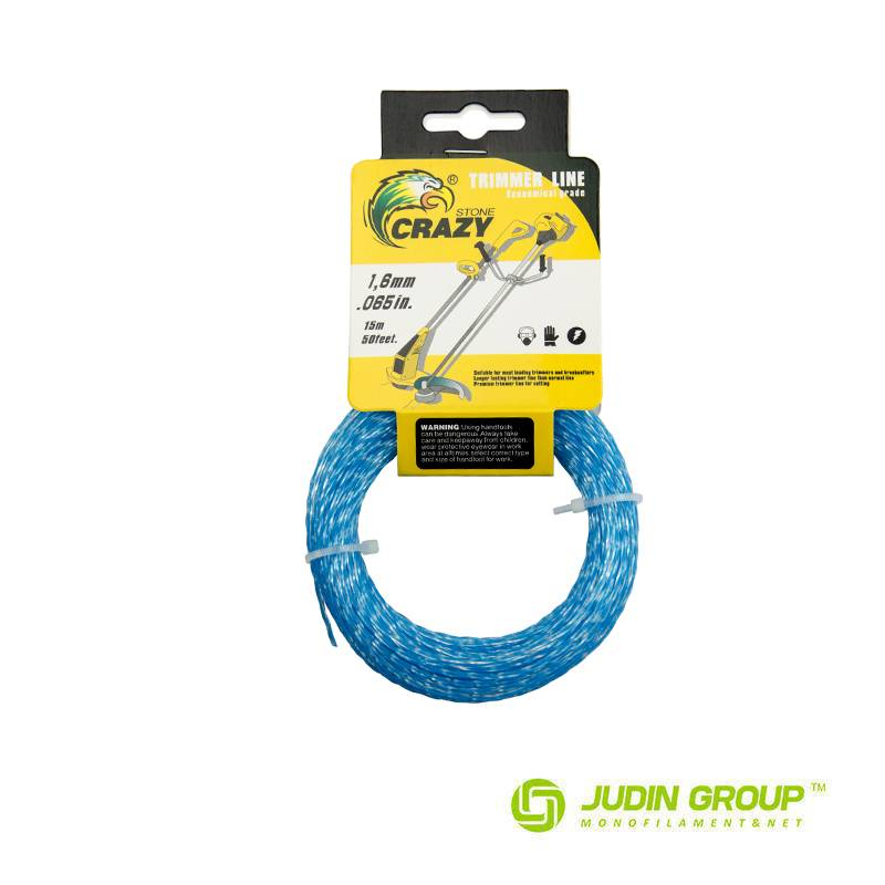 1.6mm / 065 trimmer line Dual Power Twist Blue 15m Card head