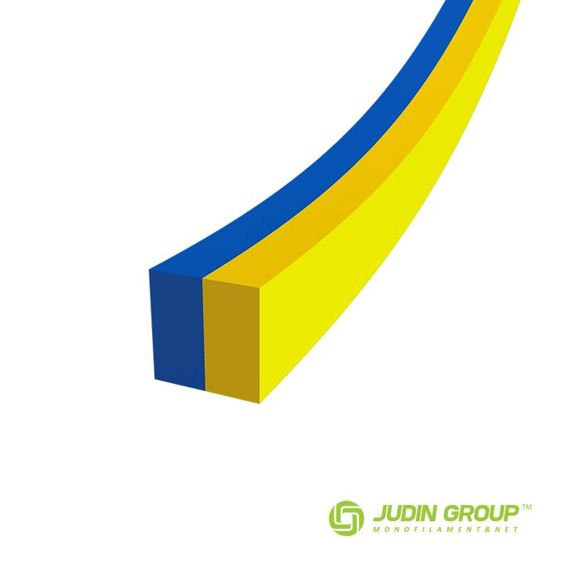 3.0mm / 120 trimmer line Square Blue Yellow 1lb Blister