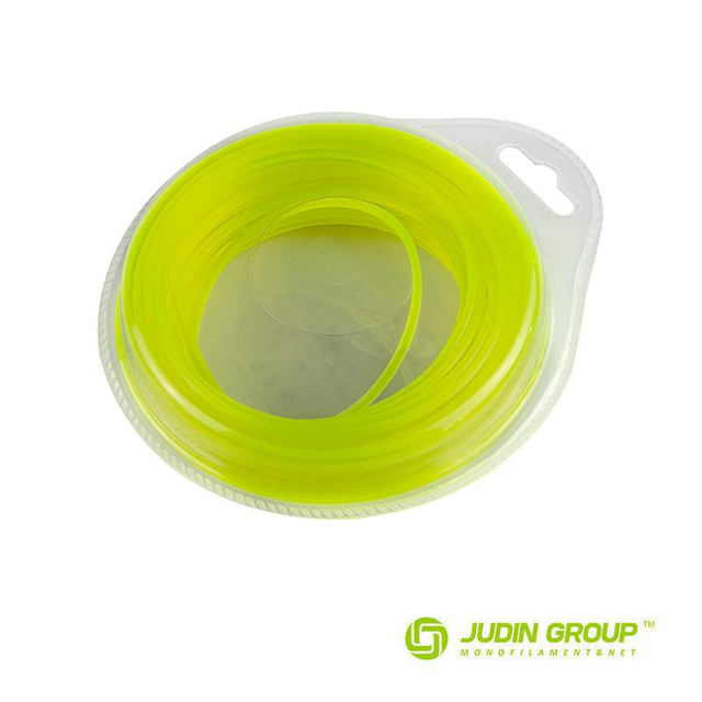 2.4mm / .095 trimmer line square Yellow 15m Blister