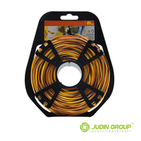 3.0mm / 120 trimmer line Orange Black Yellow Twist 1lb shelf