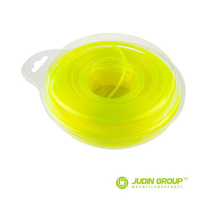 2.4mm / 095 trimmer line Square Yellow 1/2lb Blister