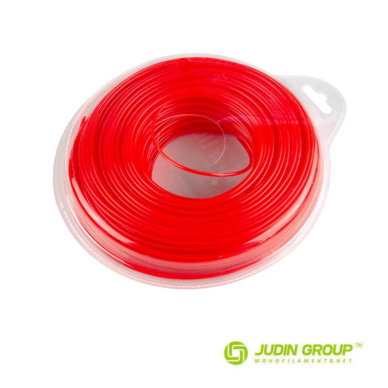 2.4mm /.095 trimmer line Round Red 1lb Blister