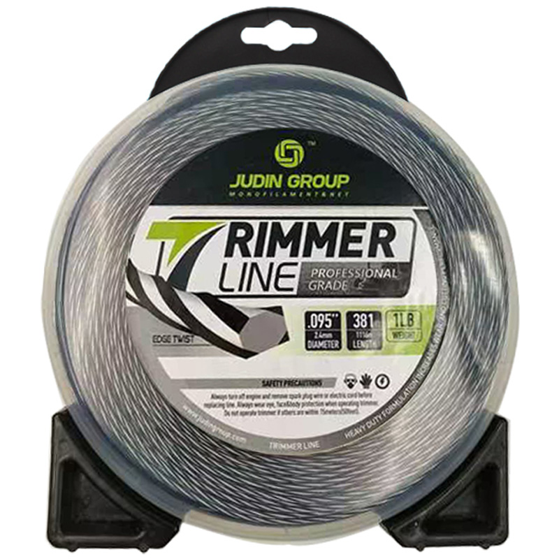 Judin-2.4mm /.095 trimmer line Round Red 1lb Blister -1