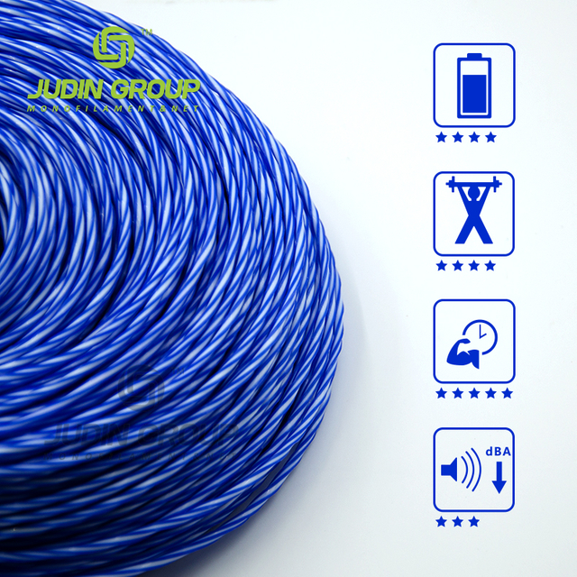 Judin 2.4mm 095 trimmer line Chess Twist Blue 1lb Blister 