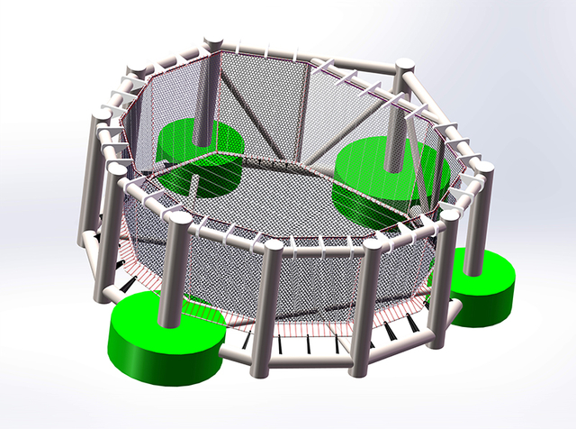 Showcasing 3D Renderings of Customized Net Pens-3