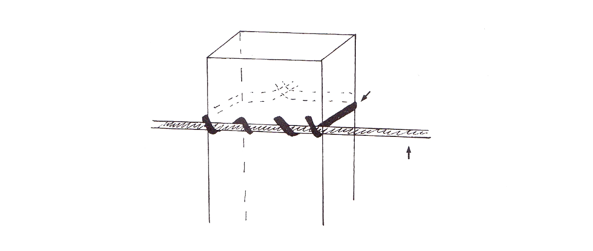 OVERTIGHTENING AT A CONCRETE STICK