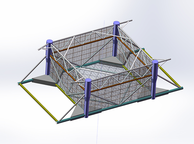 Showcasing 3D Renderings of Customized Net Pens