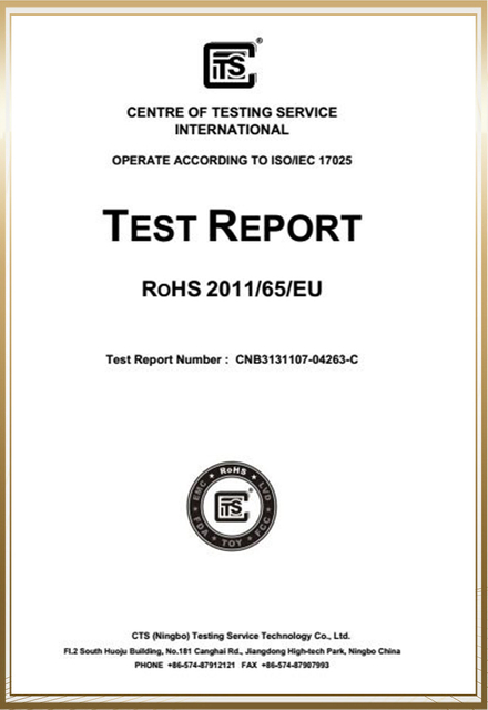 Certificate-ROHS-3